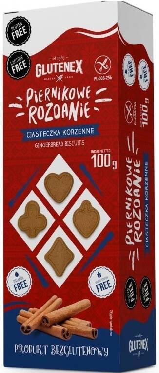 Ciastka korzenne Bezglutenowe 100 g Glutenex Piernikowe Rozdanie