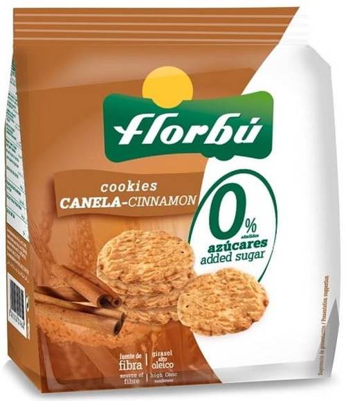 Ciastka z cynamonem bez cukru 130 g - Florbu