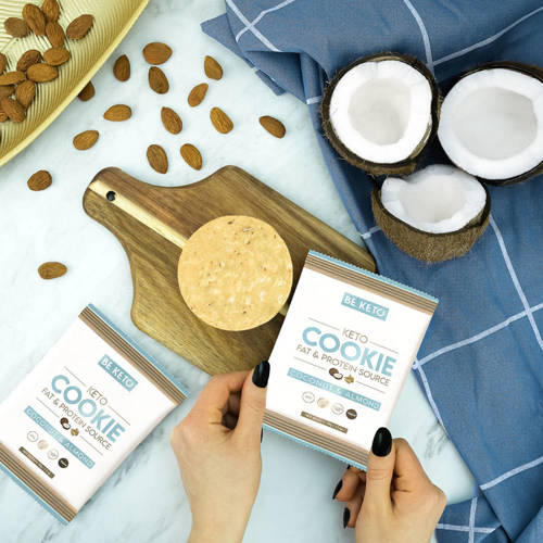 Ciastko Keto Cookie Coconut & Almond kokos i migdał Bez Cukru 50 g BeKeto