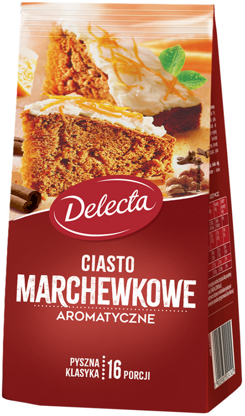 Ciasto marchewkowe aromatyczne 410 g Delecta