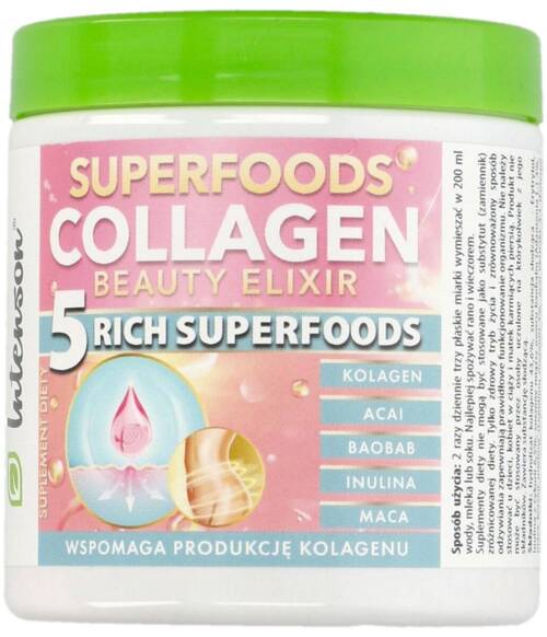 Collagen Beauty Elixir proszek 165 g Intenson - suplement diety Kolagen