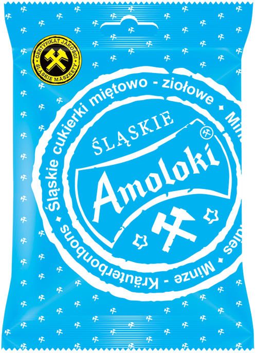 Cukierki Śląskie Amoloki miętowo-ziołowe 80 g - VISA BELL 