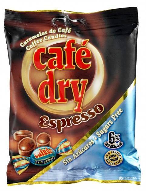 Cukierki kawowe karmelki Bez Cukru i Glutenu 65 g Pictolin Cafe Dry Espresso