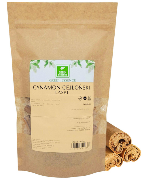 Cynamon cejloński laski 100 g - prawdziwy cynamon (ok.8 cm)