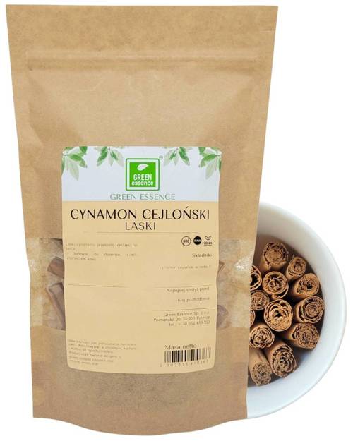 Cynamon cejloński laski 100 g - prawdziwy cynamon (ok.8 cm)