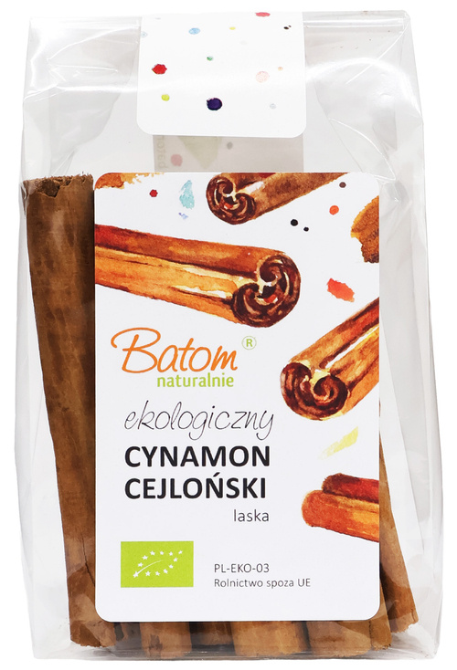 Cynamon cejloński laski Ekologiczny BIO 50 g - Batom