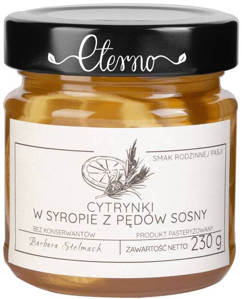 Cytrynki w syropie z pędów sosny Eterno 230 g