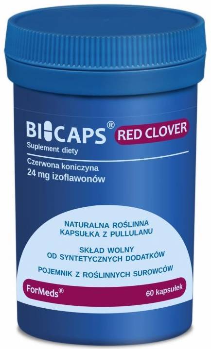 Czerwona koniczyna Red Clover - Suplement Diety 60 kaps. - Formeds BiCaps
