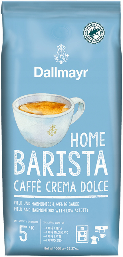Dallmayr Home Barista Caffe Crema Dolce 1 kg - kawa ziarnista