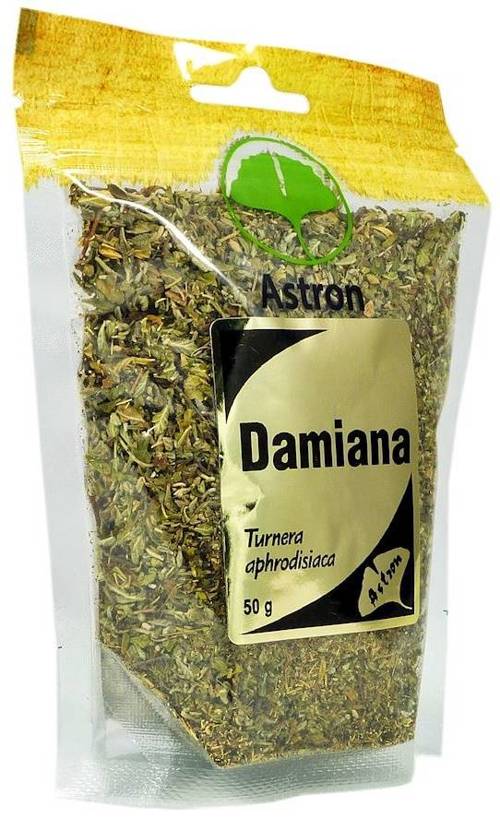 Damiana liść suszone liście skrawki 50 g Astron - ziele damiana