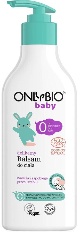 Delikatny balsam do ciała od 1. dnia życia OnlyBio Baby 300 ml