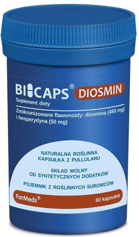Diosmina i Hesperydyna 60 kapsułki Formeds BICAPS Diosmin - suplement diety
