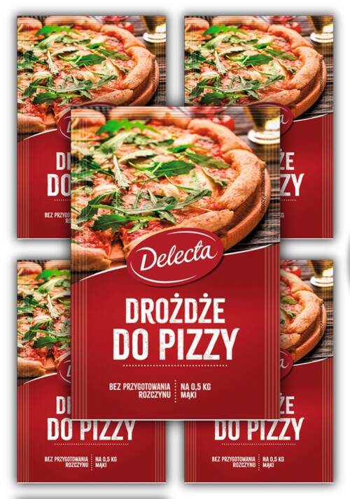 Drożdże do pizzy suszone 5x 8 g Delecta