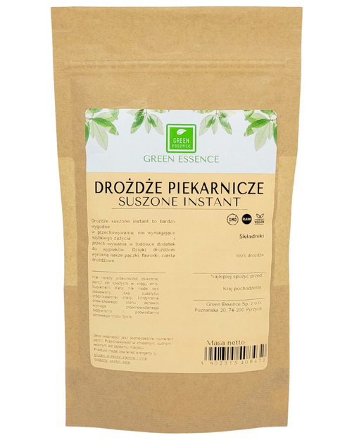 Drożdże piekarskie suszone instant 100 g - do pieczenia