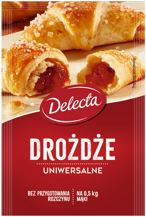 Drożdże uniwersalne suszone 8 g Delecta