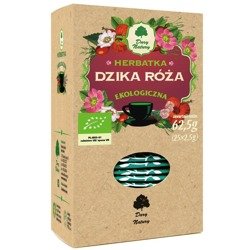 Dzika róża Herbata Ekologiczna 25x2,5 g - Dary Natury - witamina C