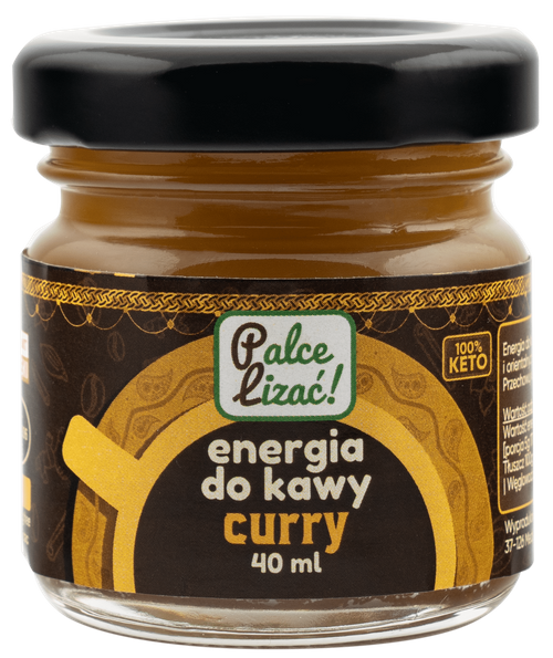 Energia do kawy Curry - kawa kuloodporna Keto 40 ml Palce Lizać 