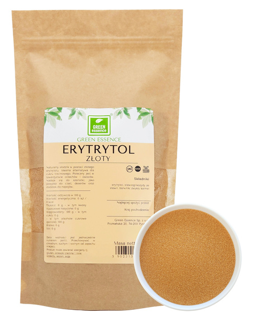 Erytrytol Złoty Gold 500 g Erytrol naturalny słodzik KETO