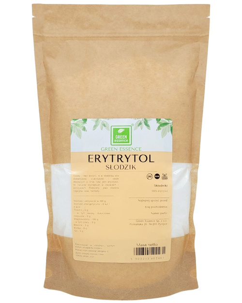 Erytrytol erytrol kryształ 5 kg słodzik - Zestaw 5x 1 kg