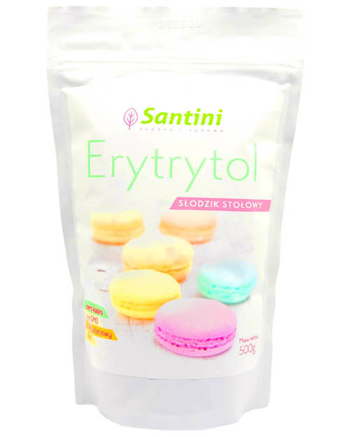 Erytrytol - zdrowy słodzik stołowy z Francji 500 g - Santini 