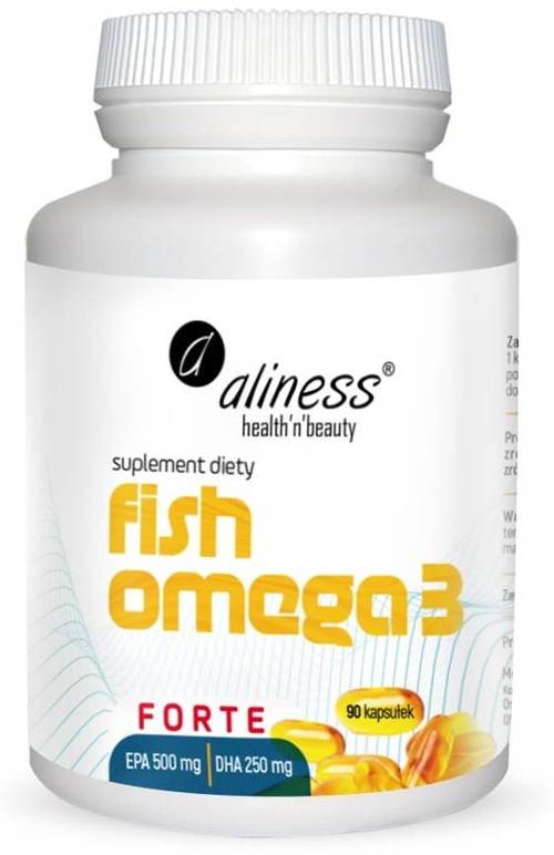 Fish Omega-3 Forte 500/250mg 90 kaps. Aliness - suplement diety