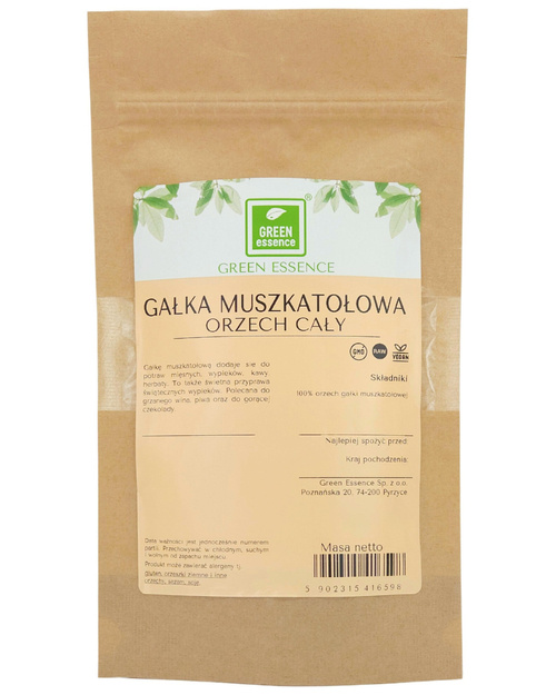 Gałka muszkatołowa cała 100 g aromatyczna przyprawa korzenna