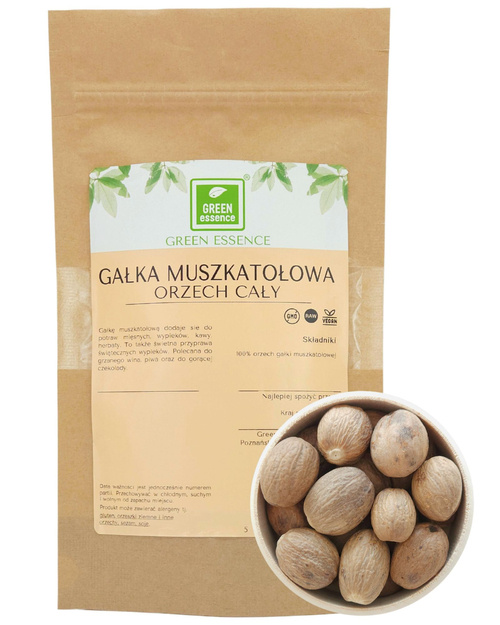 Gałka muszkatołowa cała 100 g aromatyczna przyprawa korzenna