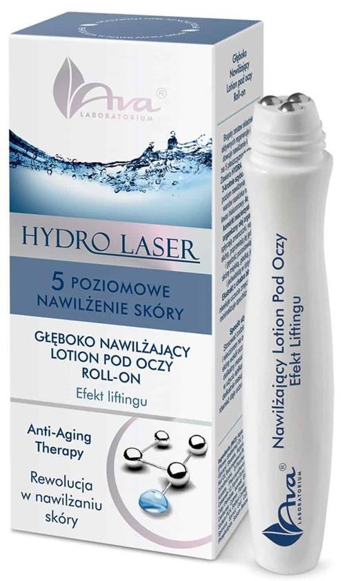 Głęboko Nawilżający lotion pod oczy Roll-On - Hydro Laser 15 ml - Ava