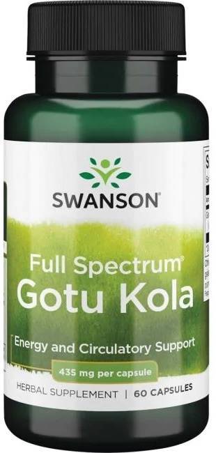 Gotu Kola 435 mg 60 kaps. suplement diety - Swanson