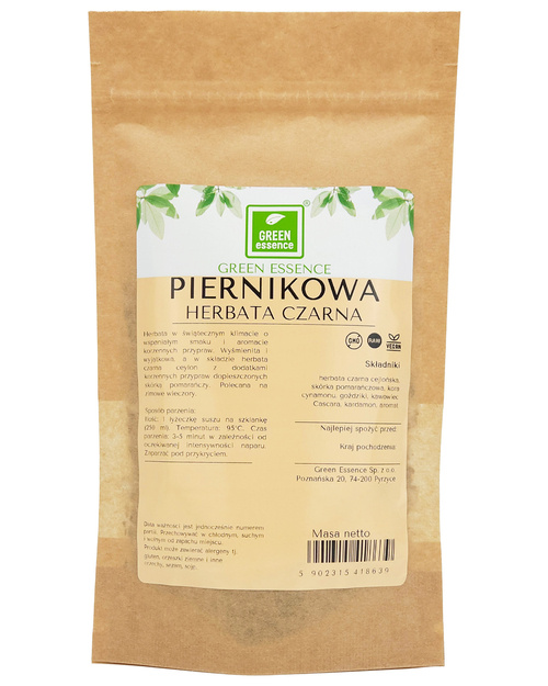 Herbata Piernikowa 50 g - czarna ceylon pomarańcza cynamon