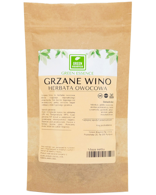 Herbata owocowa Grzane Wino 50 g - hibiskus jabłko skórka pomarańczowa