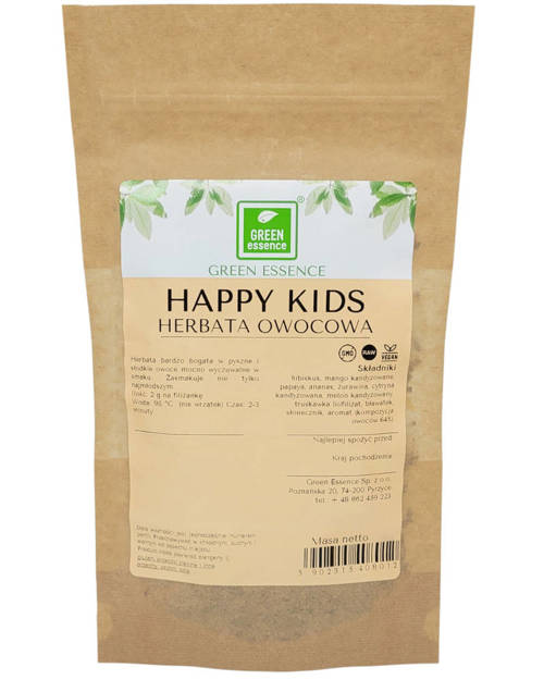 Herbata owocowa dla dzieci Happy Kids 50 g hibiskus mango papaja ananas