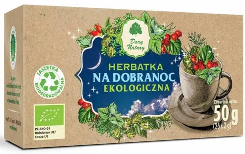 Herbatka na dobranoc Ekologiczna 25x 2 g (50 g) Dary Natury