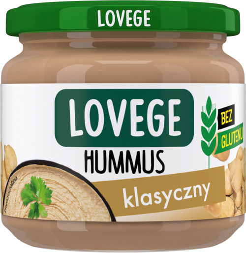 Hummus klasyczny Lovege w słoiku 180 g Sante