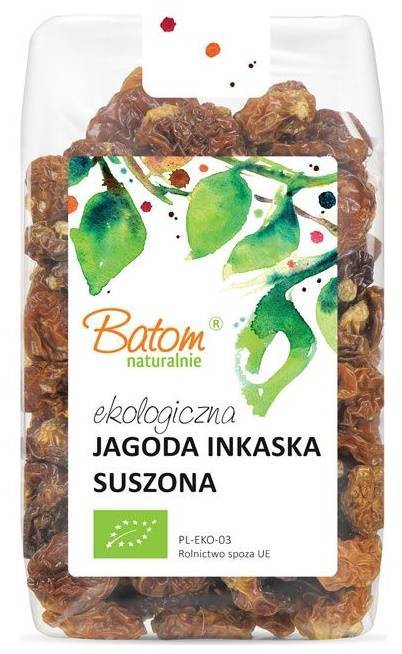 Jagody inkaskie suszone Ekologiczne 125 g Batom - Miechunka Bio