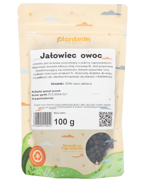 Jałowiec owoc jałowca 100 g Planteon