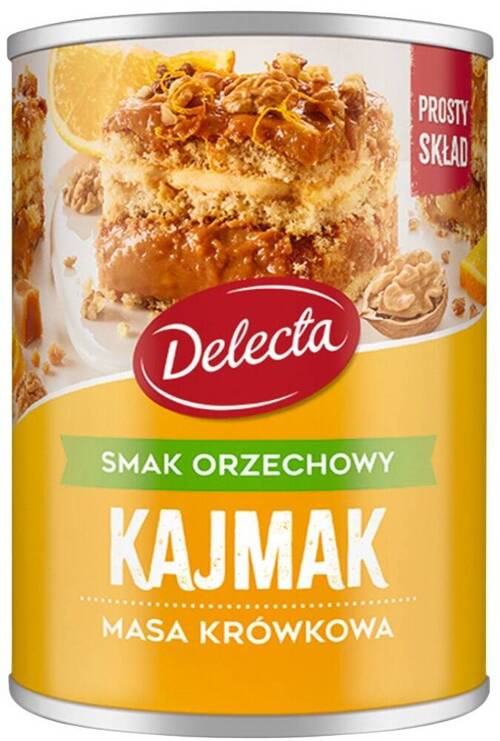 Kajmak Masa krówkowa smak Orzechowy 400 g Delecta