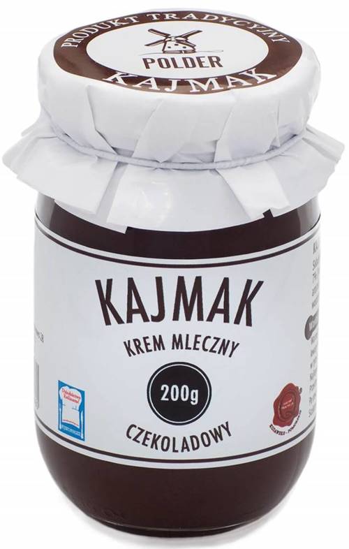 Kajmak krem mleczny Czekoladowy 200 g Polder - masa krówkowa