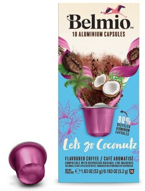 Kapsułki Belmio Let's go Coconutz 10 sztuk do Nespresso