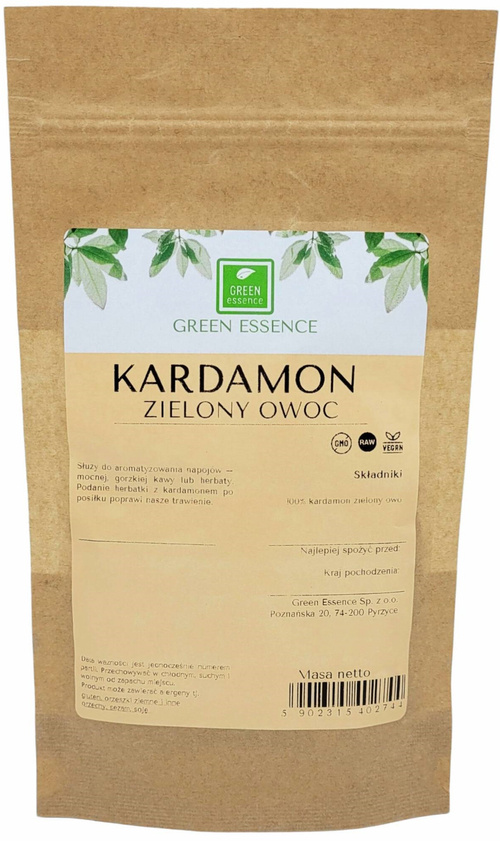 Kardamon zielony owoc PREMIUM 100 g - w łupinach