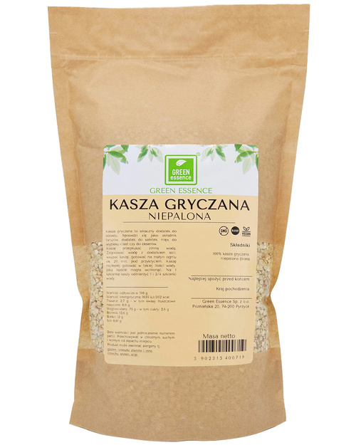 Kasza gryczana niepalona biała 1 kg 