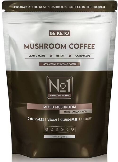 Kawa rozpuszczalna Lion’s Mane Cordyceps Reishi 250 g BeKeto Mushroom