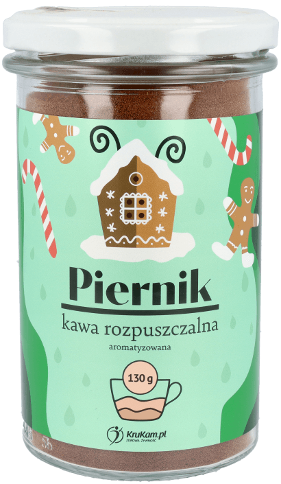 Kawa rozpuszczalna Piernikowa Bez Cukru 130 g - Krukam