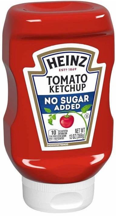 Ketchup bez cukru - No Sugar Added 369 g - Heinz (WAŻN. 12.12.2024)