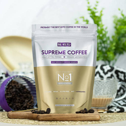 Keto Kawa z olejem Mct + Ashwagandha 250 g BeKeto Supreme Coffee Arabica