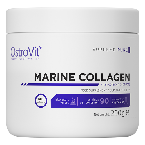 Kolagen Morski naturalny - Suplement diety proszek 200 g - Ostrovit