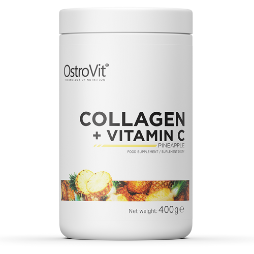 Kolagen + Witamina C 400 g ananasowy Suplement diety - Ostrovit