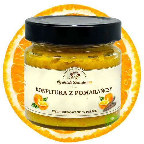 Konfitura z pomarańczy z cynamonem 210 g - Ogródek Dziadunia