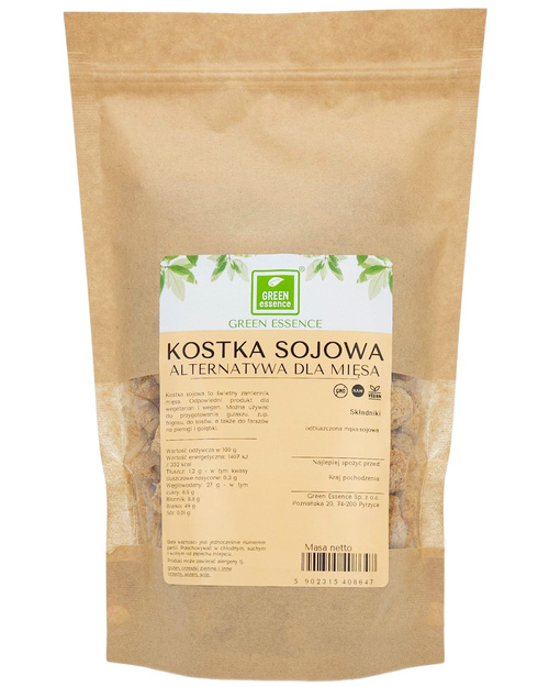 Kostka sojowa - roślinna alternatywa dla mięsa - 5x250 g - 1250 g ZESTAW