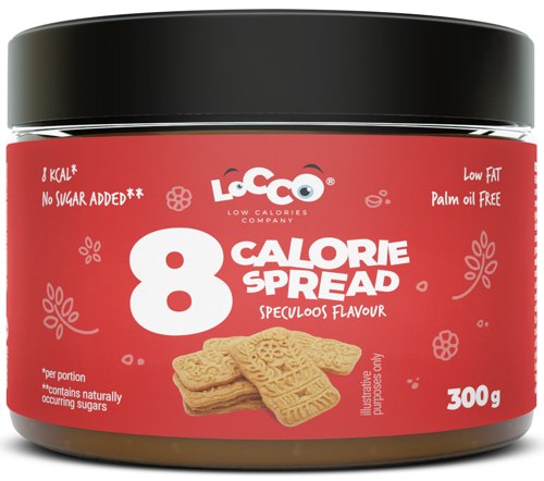 Krem Ciasteczka Korzenne bez cukru 300 g LoCCo 8 Calorie Speculoos